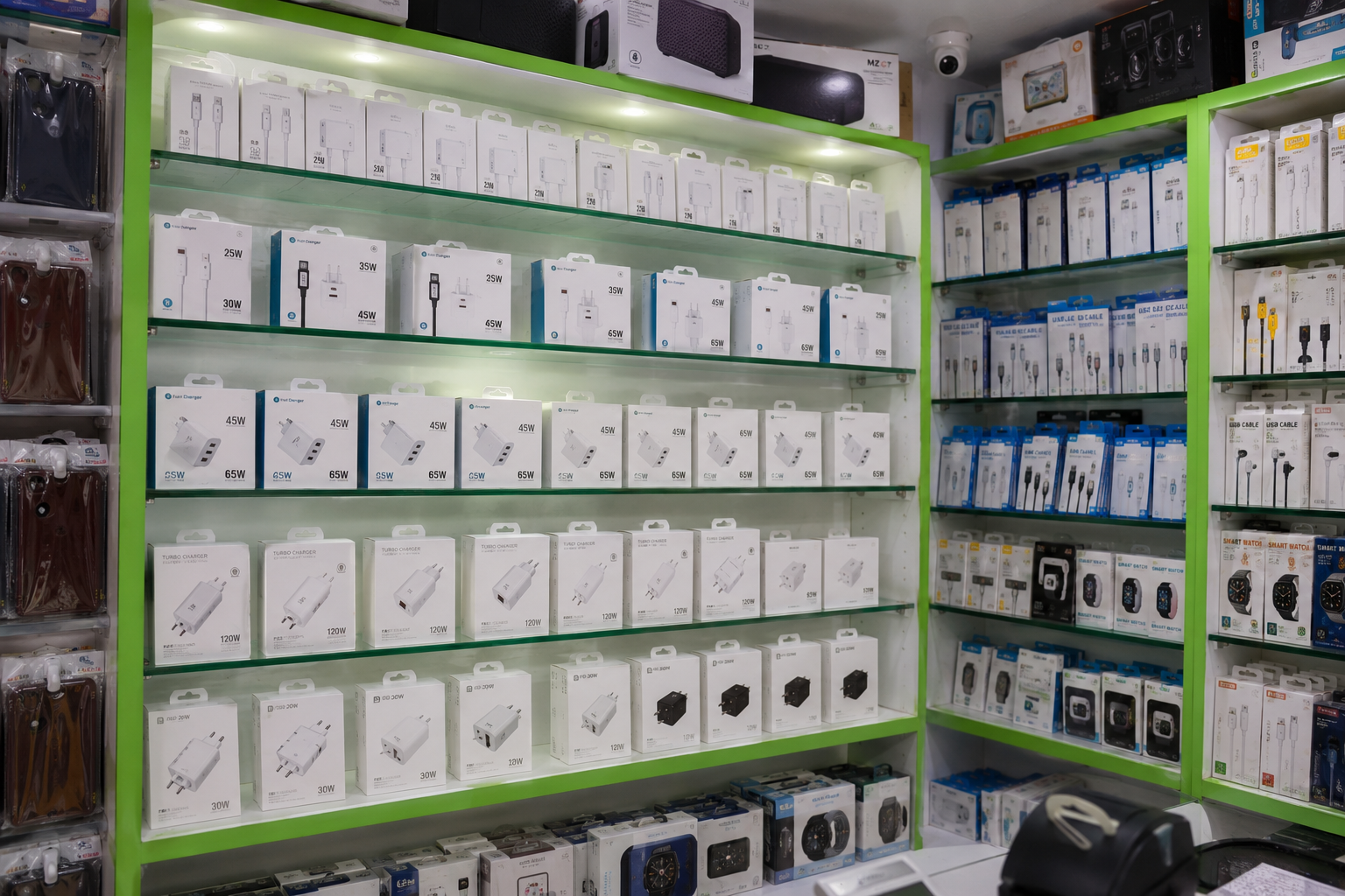 Chargers and cables collection